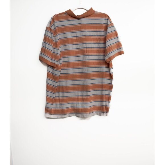 Vintage Izod Striped Polo Shirt XXL Short Sleeve Cotton - Picture 5 of 8